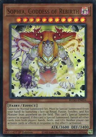 Sophia, Goddess of Rebirth (BLGG-EN056) - Ultra Rare - Battles of Legend: Glorious Gallery