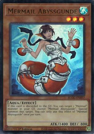 Mermail Abyssgunde (BLGG-EN057) - Ultra Rare - Battles of Legend: Glorious Gallery