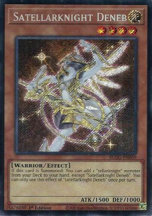 Satellarknight Deneb (BLGG-EN059) - Secret Rare - Battles of Legend: Glorious Gallery