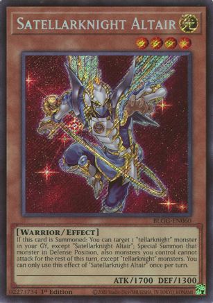 Satellarknight Altair (BLGG-EN060) - Secret Rare - Battles of Legend: Glorious Gallery