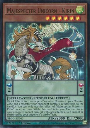 Majespecter Unicorn - Kirin (BLGG-EN065) - Ultra Rare - Battles of Legend: Glorious Gallery