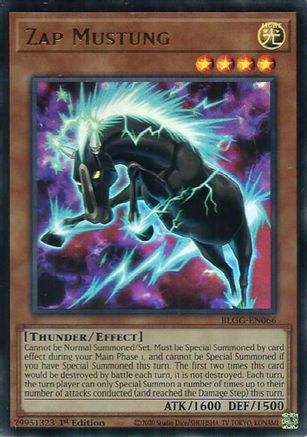 Zap Mustung (BLGG-EN066) - Ultra Rare - Battles of Legend: Glorious Gallery