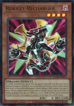 Rokket Recharger (BLGG-EN073) - Ultra Rare - Battles of Legend: Glorious Gallery