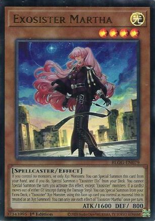 Exosister Martha (BLGG-EN079) - Ultra Rare - Battles of Legend: Glorious Gallery