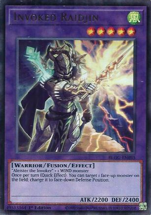 Invoked Raidjin (BLGG-EN085) - Ultra Rare - Battles of Legend: Glorious Gallery