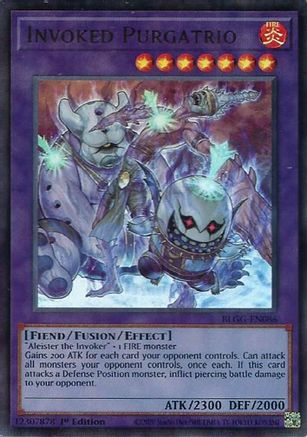 Invoked Purgatrio (BLGG-EN086) - Ultra Rare - Battles of Legend: Glorious Gallery