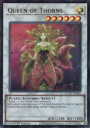 Queen of Thorns (BLGG-EN088) - Ultra Rare - Battles of Legend: Glorious Gallery