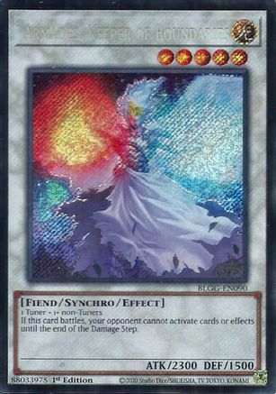 Armades, Keeper of Boundaries (BLGG-EN090) - Secret Rare - Battles of Legend: Glorious Gallery
