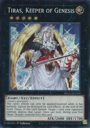 Tiras, Keeper of Genesis (BLGG-EN094) - Secret Rare - Battles of Legend: Glorious Gallery