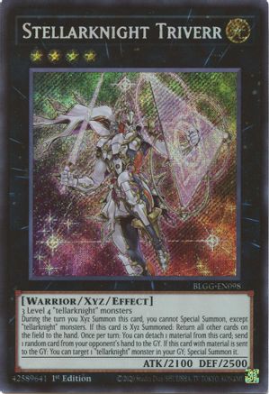 Stellarknight Triverr (BLGG-EN098) - Secret Rare - Battles of Legend: Glorious Gallery