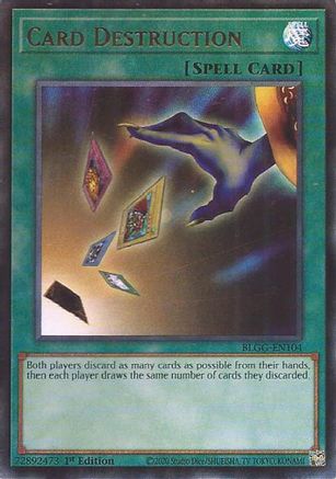Card Destruction (BLGG-EN104) - Ultra Rare - Battles of Legend: Glorious Gallery
