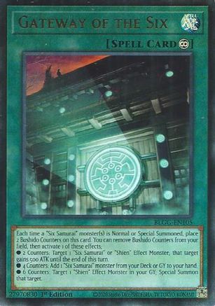 Gateway of the Six (BLGG-EN105) - Ultra Rare - Battles of Legend: Glorious Gallery
