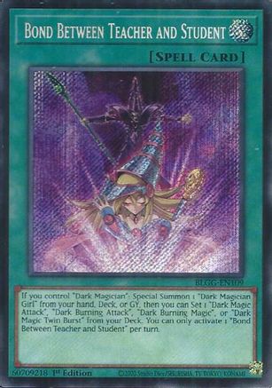 Bond Between Teacher and Student (BLGG-EN109) - Secret Rare - Battles of Legend: Glorious Gallery