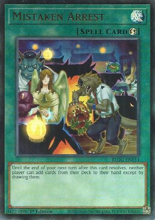 Mistaken Arrest (BLGG-EN114) - Ultra Rare - Battles of Legend: Glorious Gallery