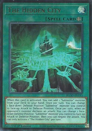 The Hidden City (BLGG-EN115) - Ultra Rare - Battles of Legend: Glorious Gallery