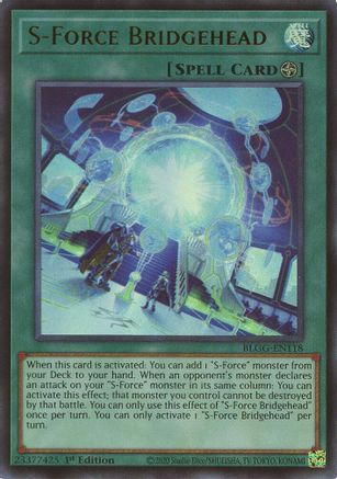 S-Force Bridgehead (BLGG-EN118) - Ultra Rare - Battles of Legend: Glorious Gallery