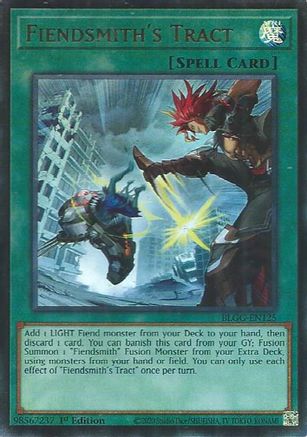 Fiendsmith's Tract (BLGG-EN125) - Ultra Rare - Battles of Legend: Glorious Gallery