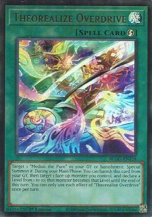 Theorealize Overdrive (BLGG-EN128) - Ultra Rare - Battles of Legend: Glorious Gallery