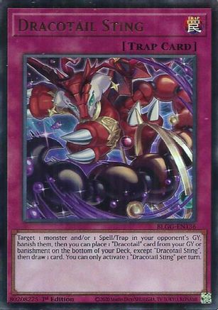 Dracotail Sting (BLGG-EN136) - Ultra Rare - Battles of Legend: Glorious Gallery