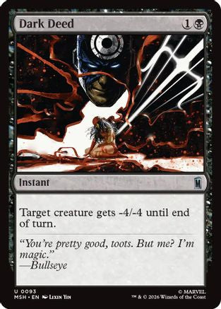 Dark Deed (MSH-093) - Marvel Super Heroes - Foil