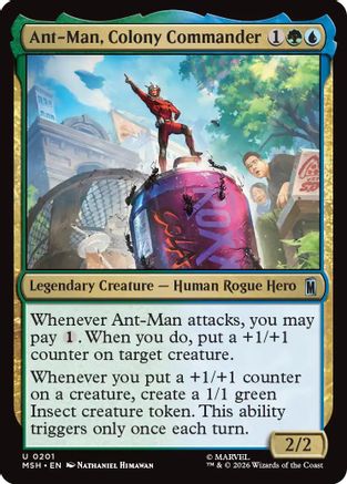 Ant-Man, Colony Commander (MSH-201) - Marvel Super Heroes - Foil