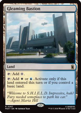 Gleaming Bastion (MSH-267) - Marvel Super Heroes - Foil