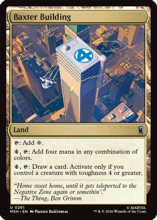 Baxter Building (MSH-261) - Marvel Super Heroes - Foil