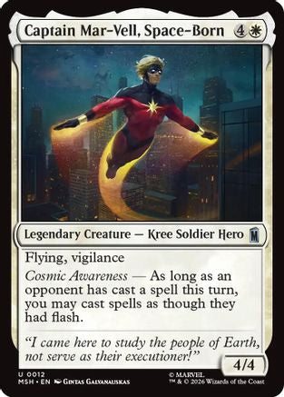 Captain Mar-Vell, Space-Born (MSH-012) - Marvel Super Heroes - Foil