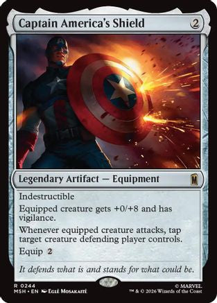 Captain America's Shield (MSH-244) - Marvel Super Heroes - Foil