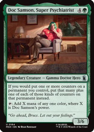 Doc Samson, Super Psychiatrist (MSH-164) - Marvel Super Heroes - Foil