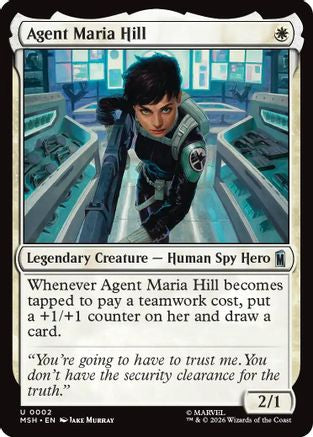 Agent Maria Hill (MSH-002) - Marvel Super Heroes - Foil