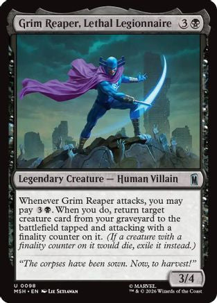 Grim Reaper, Lethal Legionnaire (MSH-098) - Marvel Super Heroes - Foil
