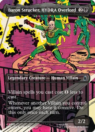 Baron Strucker, HYDRA Overlord (Borderless) (0315) (MSH-315) - Marvel Super Heroes - Foil