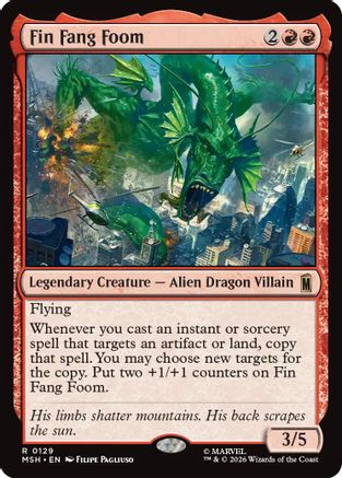 Fin Fang Foom (MSH-129) - Marvel Super Heroes - Foil