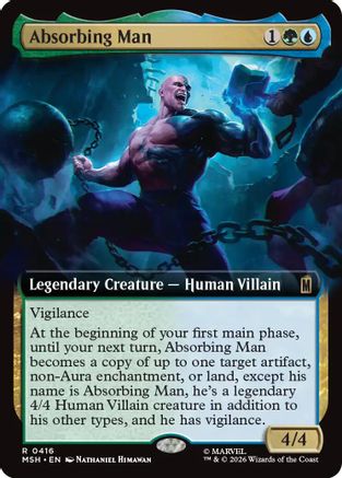 Absorbing Man (Extended Art) (MSH-416) - Marvel Super Heroes - Foil