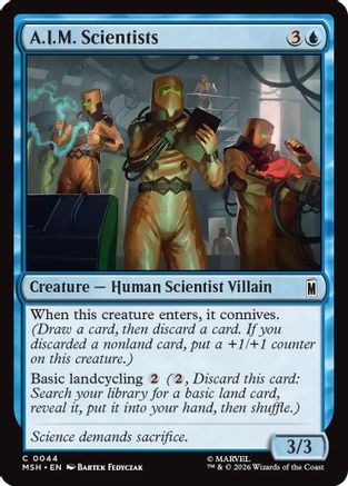 A.I.M. Scientists (MSH-044) - Marvel Super Heroes - Foil