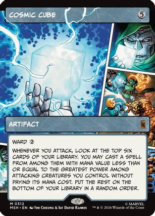 Cosmic Cube (Borderless) (0312) (MSH-312) - Marvel Super Heroes - Foil