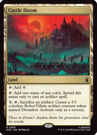 Castle Doom (MSH-263) - Marvel Super Heroes - Foil