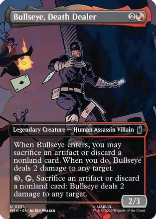 Bullseye, Death Dealer (Borderless) (MSH-325) - Marvel Super Heroes - Foil