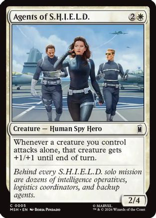 Agents of S.H.I.E.L.D. (MSH-005) - Marvel Super Heroes - Foil