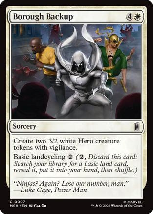 Borough Backup (MSH-007) - Marvel Super Heroes - Foil