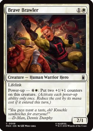 Brave Brawler (MSH-008) - Marvel Super Heroes - Foil