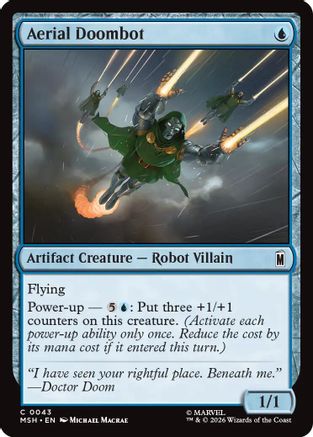 Aerial Doombot (MSH-043) - Marvel Super Heroes - Foil