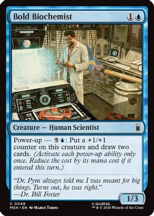 Bold Biochemist (MSH-048) - Marvel Super Heroes - Foil