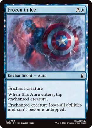 Frozen in Ice (MSH-054) - Marvel Super Heroes - Foil