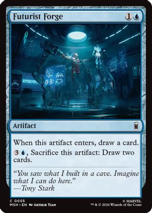 Futurist Forge (MSH-055) - Marvel Super Heroes - Foil