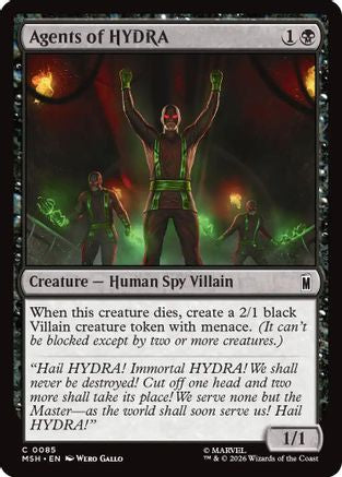 Agents of HYDRA (MSH-085) - Marvel Super Heroes - Foil