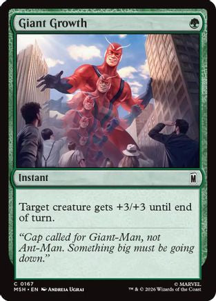 Giant Growth (MSH-167) - Marvel Super Heroes - Foil