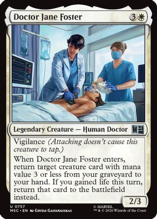 Doctor Jane Foster (MSC-757) - Commander: Marvel Super Heroes - Foil
