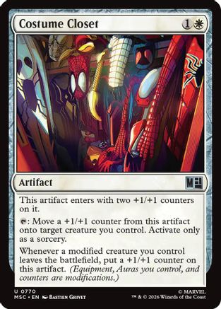 Costume Closet (MSC-770) - Commander: Marvel Super Heroes - Foil
